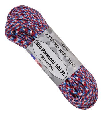 Atwood Rope MFG 550 Paracord 100 Feet 7-Strand Core Nepal